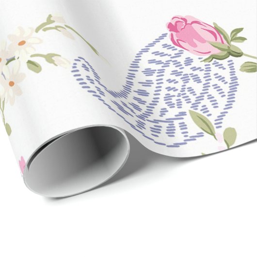 Bouquet der Rose Geschenkpapier (Rolleneckpunkt)