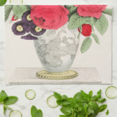 Bouquet der Rose Geschirrtuch (Gefaltet)