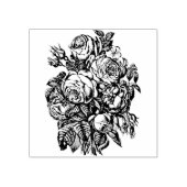 Bouquet der Rose | Gummistempel (Prägung)