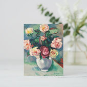 Bouquet der Rose | Henri Manguin Postkarte (Stehend Vorderseite)