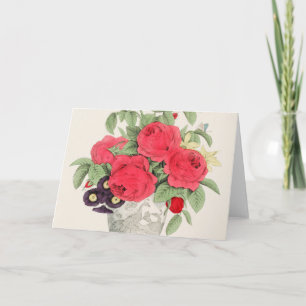 Bouquet der Rose Karte