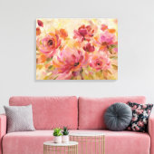 Bouquet der Rose Leinwanddruck (Insitu (Wohnzimmer))