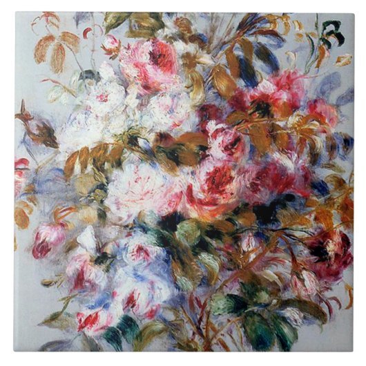 Bouquet der Rose, Renoir Fliese (Vorderseite)