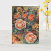 Bouquet der Rose | Renoir Karte (Gelbe Blume)