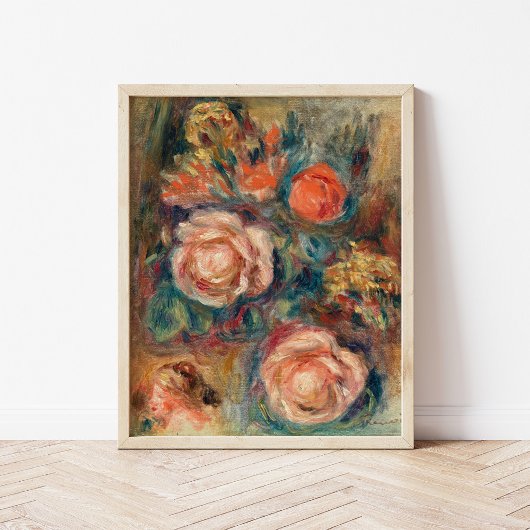 Bouquet der Rose | Renoir Poster