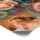 Bouquet der Rose | Renoir Poster (Ecke)
