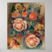 Bouquet der Rose | Renoir Poster (Vorne)