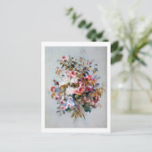 Bouquet der Rose, Renoir Postkarte (Stehend Vorderseite)