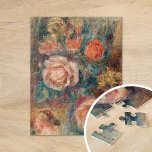 Bouquet der Rose | Renoir Puzzle<br><div class="desc">Bouquet der Rose | Bouquet de Rose (1900) | Originelle Kunstwerke des französischen Impressionisten Pierre-Auguste Renoir (1841-1919). Das Kunstbild zeigt ein abstraktes impressionistisches Stillleben von Blume in erdfarbenen Rosa-, Korallen-, Grün- und Brauntönen. Verwenden Sie die Entwurfstools, um einen benutzerdefinierten Text hinzuzufügen oder das Bild zu personalisieren.</div>