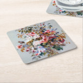 Bouquet der Rose, Renoir Rechteckiger Pappuntersetzer (angewinkelt)
