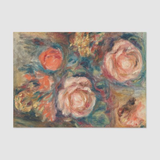 Bouquet der Rose | Renoir Seidenpapier (Vorderseite)