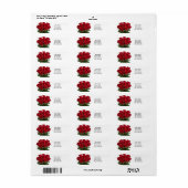 Bouquet der Rose Rücksendeadresse (Vorne)
