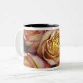 Bouquet der Rose Zweifarbige Tasse (Vorderseite Links)