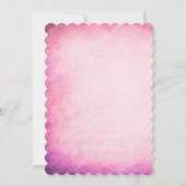 Bouquet der rote Rosen Einladung (Rückseite)