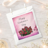 Bouquet der rote Rosen Geschenktütchen (Ausgeschnitten)