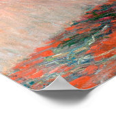 Bouquet der Sonnenblumen (1881) von Claude Monet Poster (Ecke)