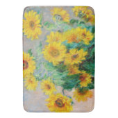 Bouquet der Sonnenblumen Claude Monet Badematte (Vorderseite Vertikal)