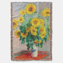 Bouquet der Sonnenblumen Claude Monet Decke