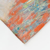 Bouquet der Sonnenblumen Claude Monet Fleecedecke (Ecke)