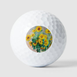 Bouquet der Sonnenblumen Claude Monet Golfball