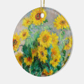 Bouquet der Sonnenblumen Claude Monet Keramik Ornament (Links)