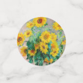Bouquet der Sonnenblumen Claude Monet Konfetti (Klein Vorderseite)