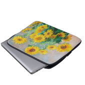 Bouquet der Sonnenblumen Claude Monet Laptopschutzhülle (Vorne Knopf)