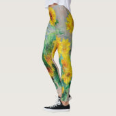 Bouquet der Sonnenblumen Claude Monet Leggings (Links)