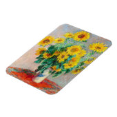 Bouquet der Sonnenblumen Claude Monet Magnet (Linke Seite)