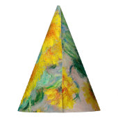 Bouquet der Sonnenblumen Claude Monet Partyhütchen (Rückseite)