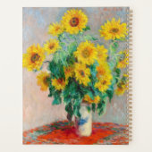 Bouquet der Sonnenblumen Claude Monet Planer (Rückseite)