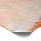 Bouquet der Sonnenblumen Claude Monet Poster (Ecke)