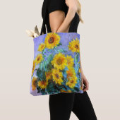 Bouquet der Sonnenblumen Claude Monet Tasche (Von Nahem)