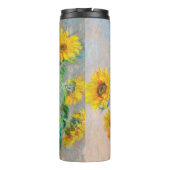 Bouquet der Sonnenblumen Claude Monet Thermosbecher (Rückseite)