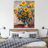 Bouquet der Sonnenblumen Leinwanddruck (Insitu (Schlafzimmer))