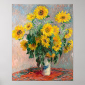 Bouquet der Sonnenblumen Poster (Vorne)