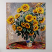 Bouquet der Sonnenblumen Poster (Vorne)