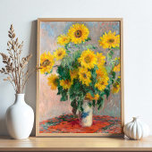 Bouquet der Sonnenblumen Poster