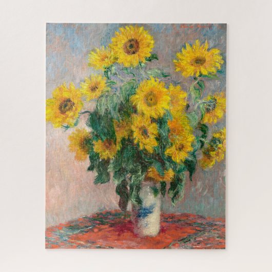 Bouquet der Sonnenblumen Puzzle (Vertikal)