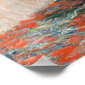 Bouquet der Sonnenblumen von Claude Monet Classic Poster (Ecke)