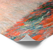 Bouquet der Sonnenblumen von Claude Monet Poster (Ecke)