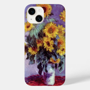 Bouquet der Sonnenblumen von Claude Monet, Vintage Case-Mate iPhone Hülle