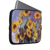 Bouquet der Sonnenblumen von Claude Monet, Vintage Laptopschutzhülle (Vorne Rechts)
