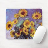 Bouquet der Sonnenblumen von Claude Monet, Vintage Mousepad (Mit Mouse)