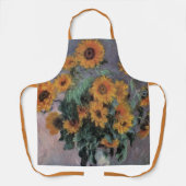 Bouquet der Sonnenblumen von Claude Monet, Vintage Schürze (Vorderseite)