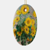 Bouquet der Sonnenblumen von Monet Impressionist Keramik Ornament (Rechts)