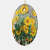 Bouquet der Sonnenblumen von Monet Impressionist Keramik Ornament (Links)