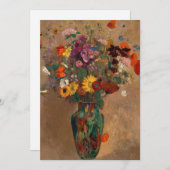 Bouquet der Wildblumen | Odilon Redon Postcard (Vorne/Hinten)