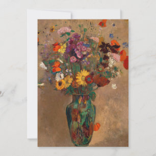 Bouquet der Wildblumen   Odilon Redon Postcard