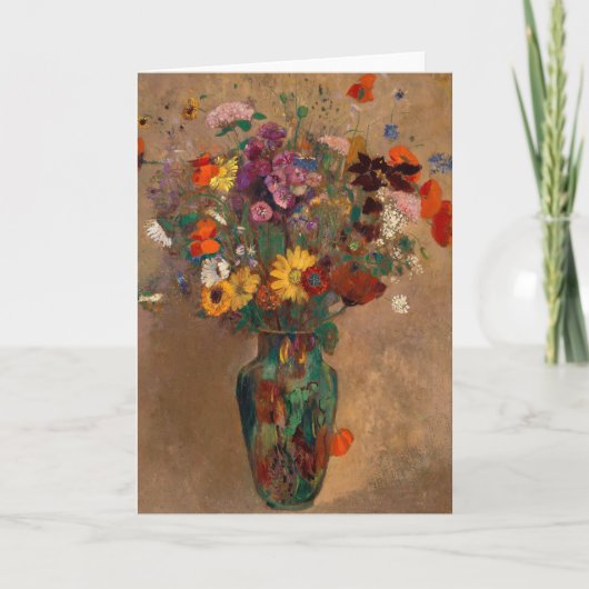 Bouquet der Wildblumen | Odilon Redon Postcard Karte (Vorderseite)